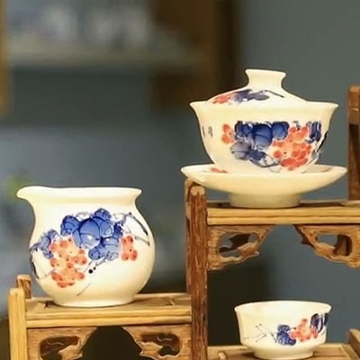 porcelaine chinoise blanche